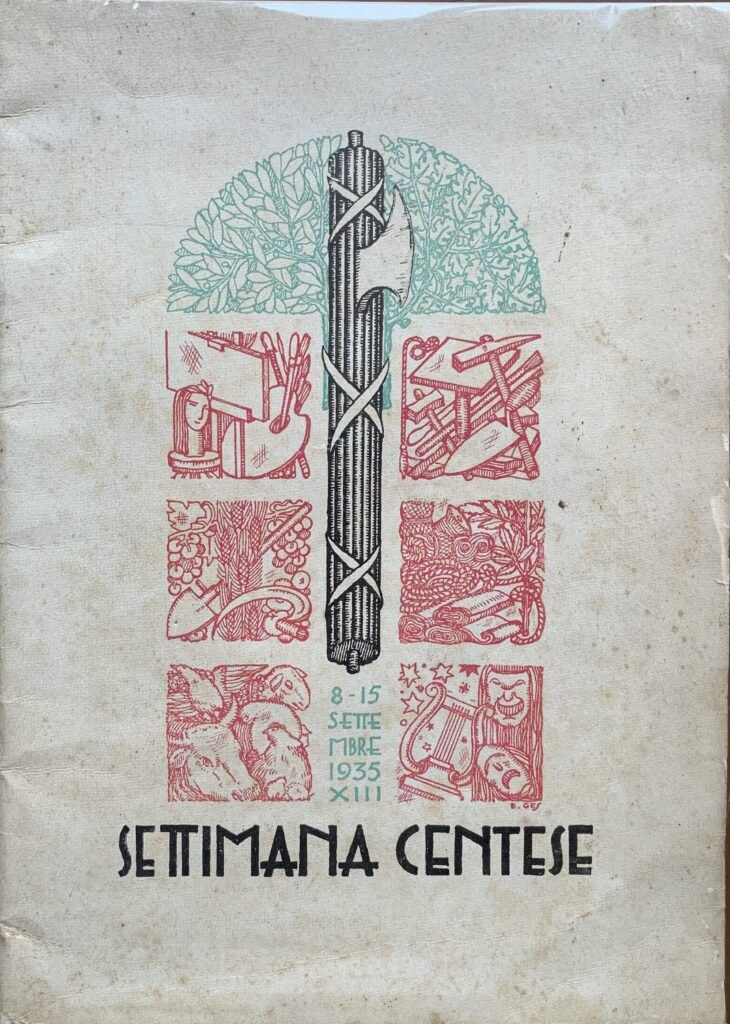 1^ Settimana Centese. Mostra delle industrie agricole, dei prodotti agricoli, …