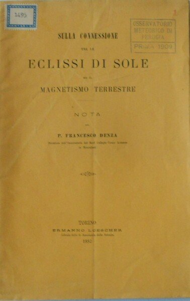 Sulla connessione tra le eclissi di sole ed il magnetismo …