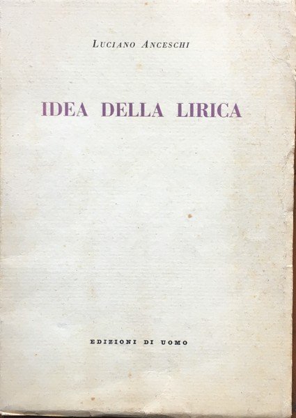 Idea della lirica