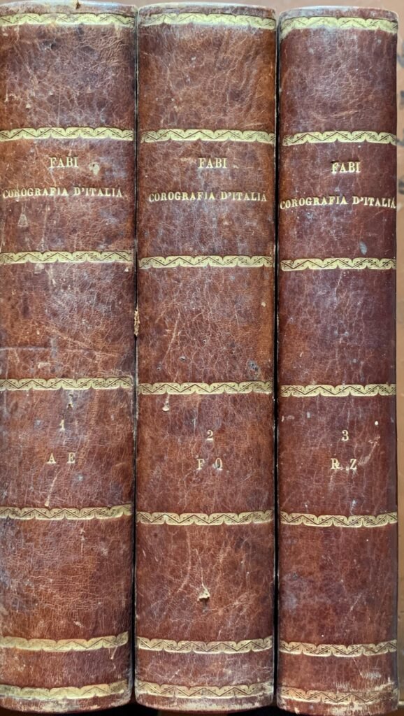 Corografia d'Italia ossia Gran dizionario storico-geografico-statistico delle città , borghi, …