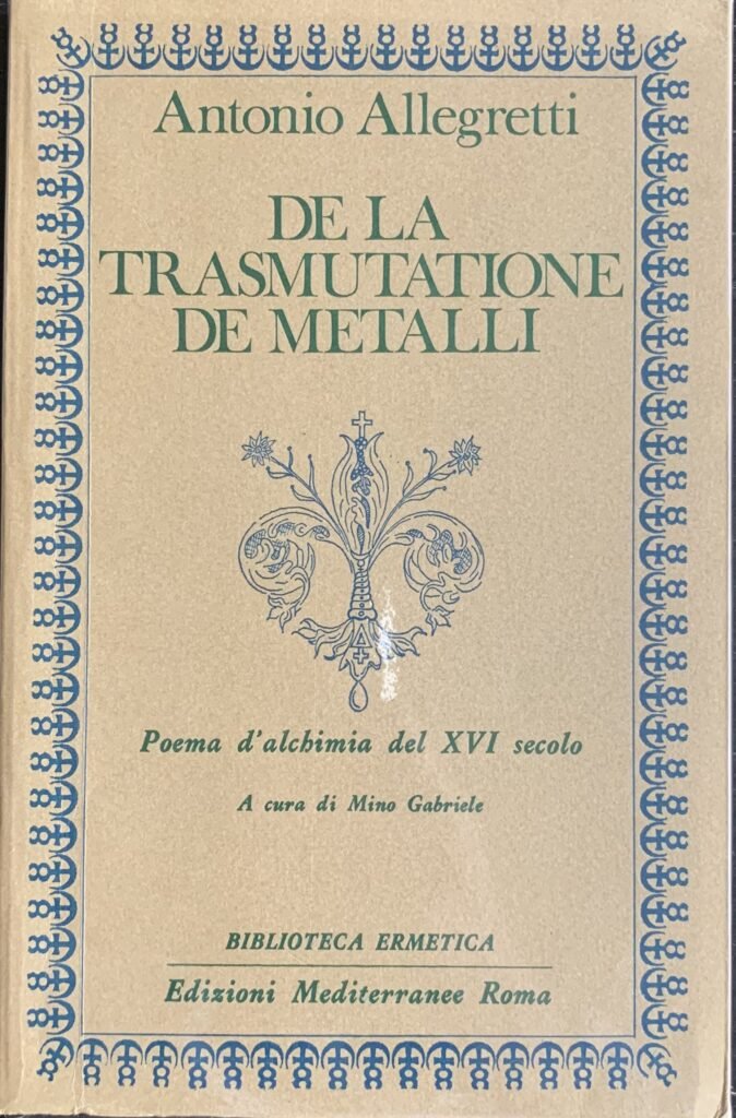 De la trasmutazione de metalli
