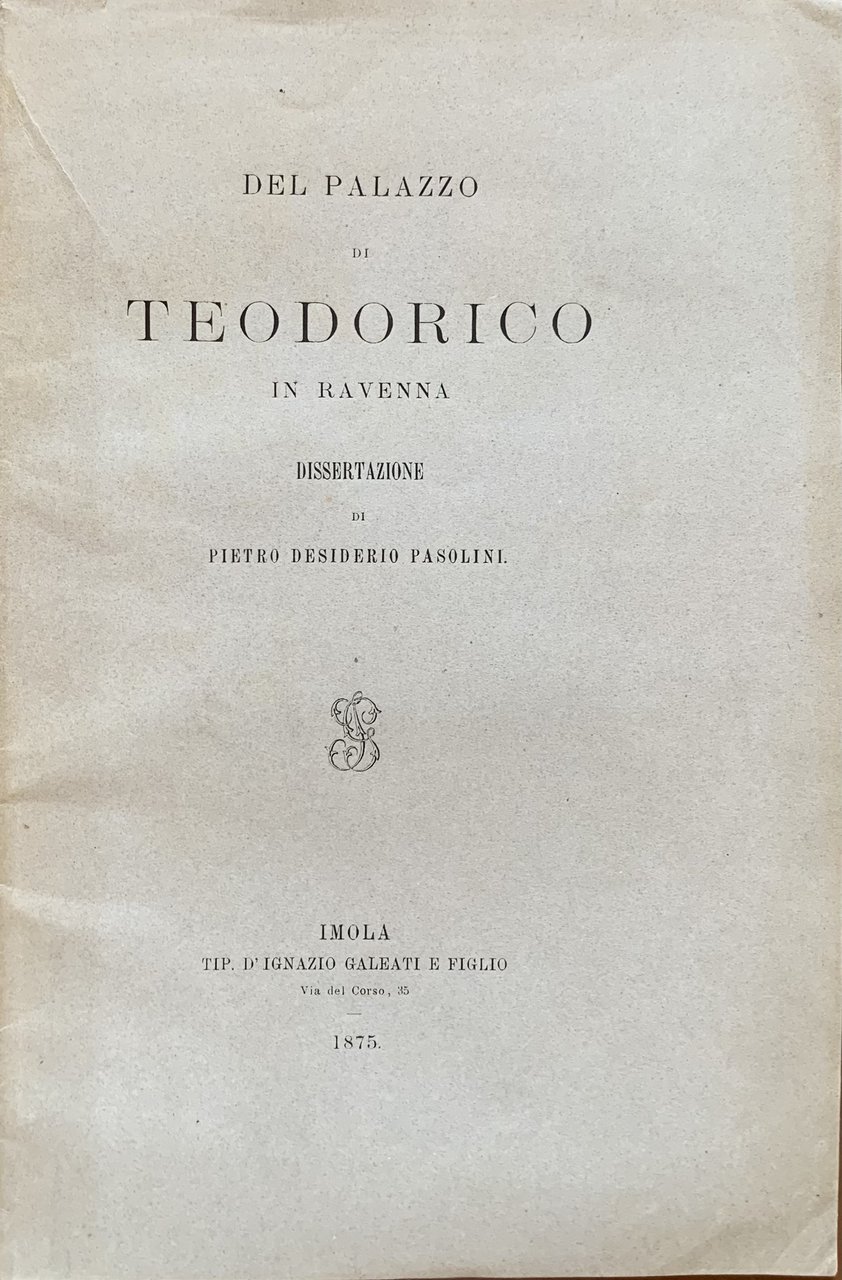 Del palazzo di Teodorico in Ravenna | Immagine principale