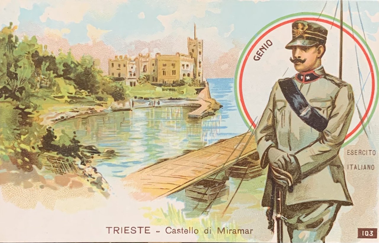 Esercito Italiano (Genio). Trieste - Castello di Miramar 1918 | Immagine principale