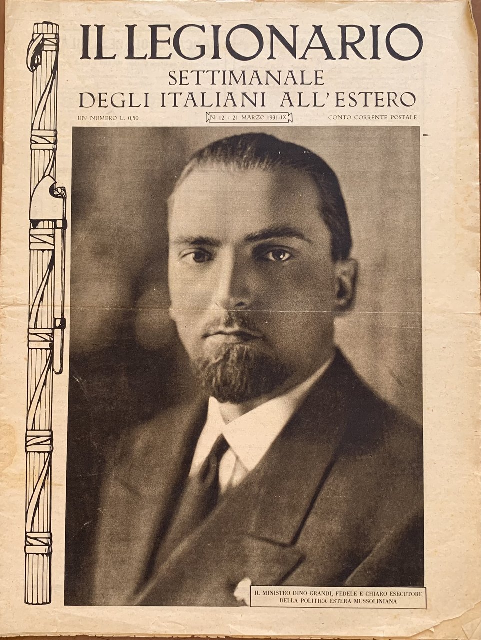 Il Ministro Dino Grandi