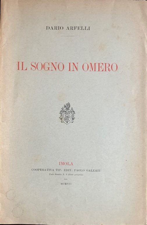 Il sogno in Omero