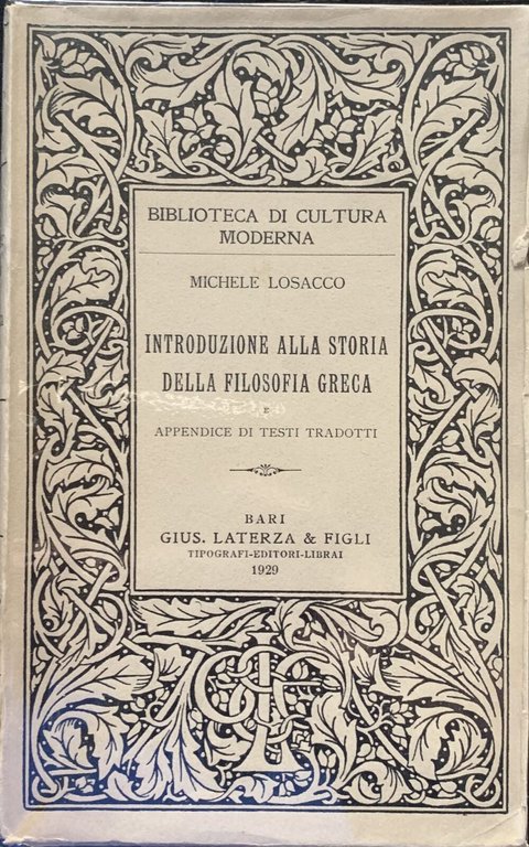 Introduzione alla storia della filosofia greca | Immagine Gallery 2