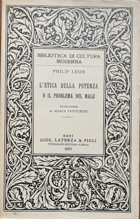 L'etica della potenza o Il problema del male | Immagine Gallery 2