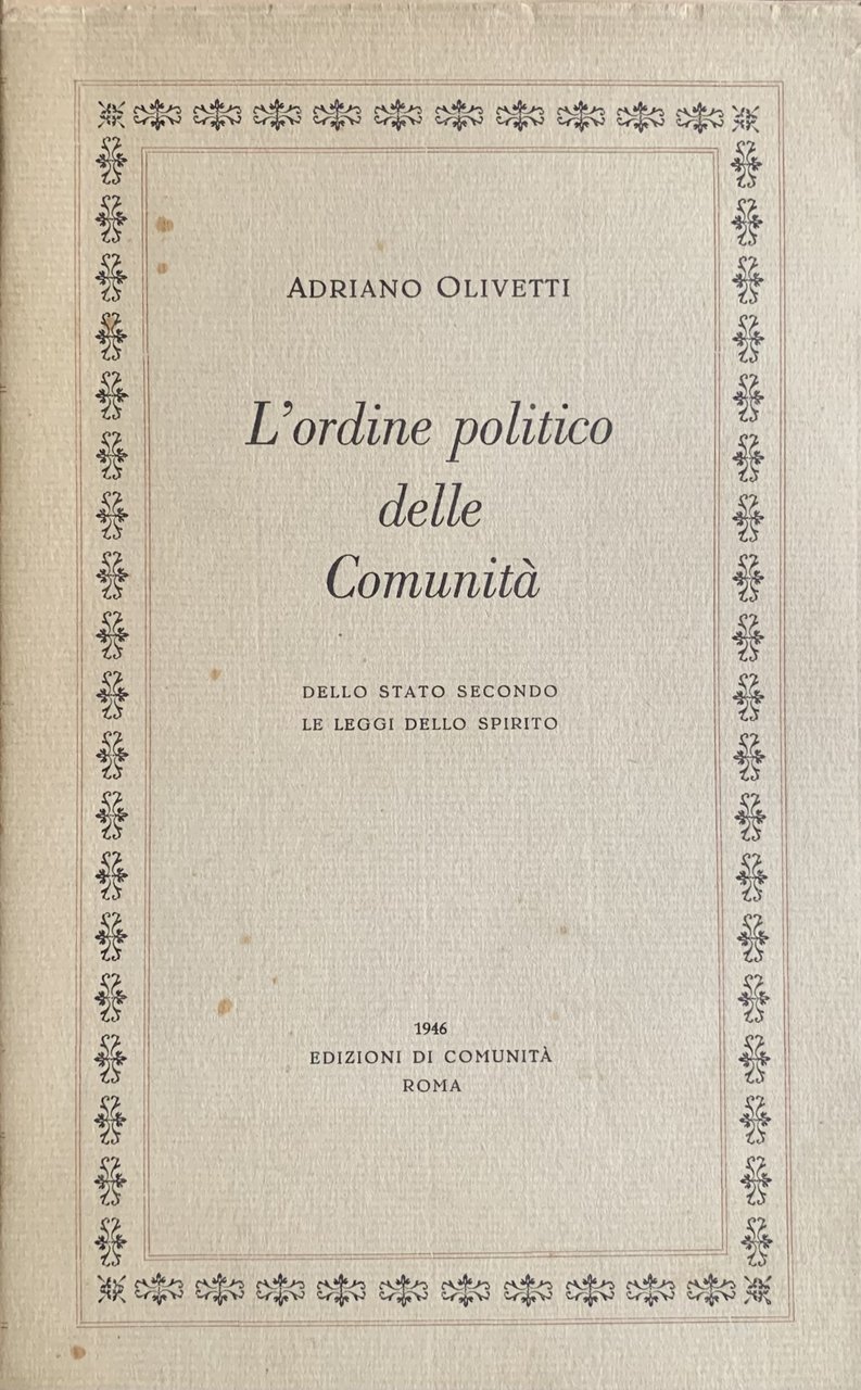 L'ordine politico delle ComunitÃ | Immagine principale