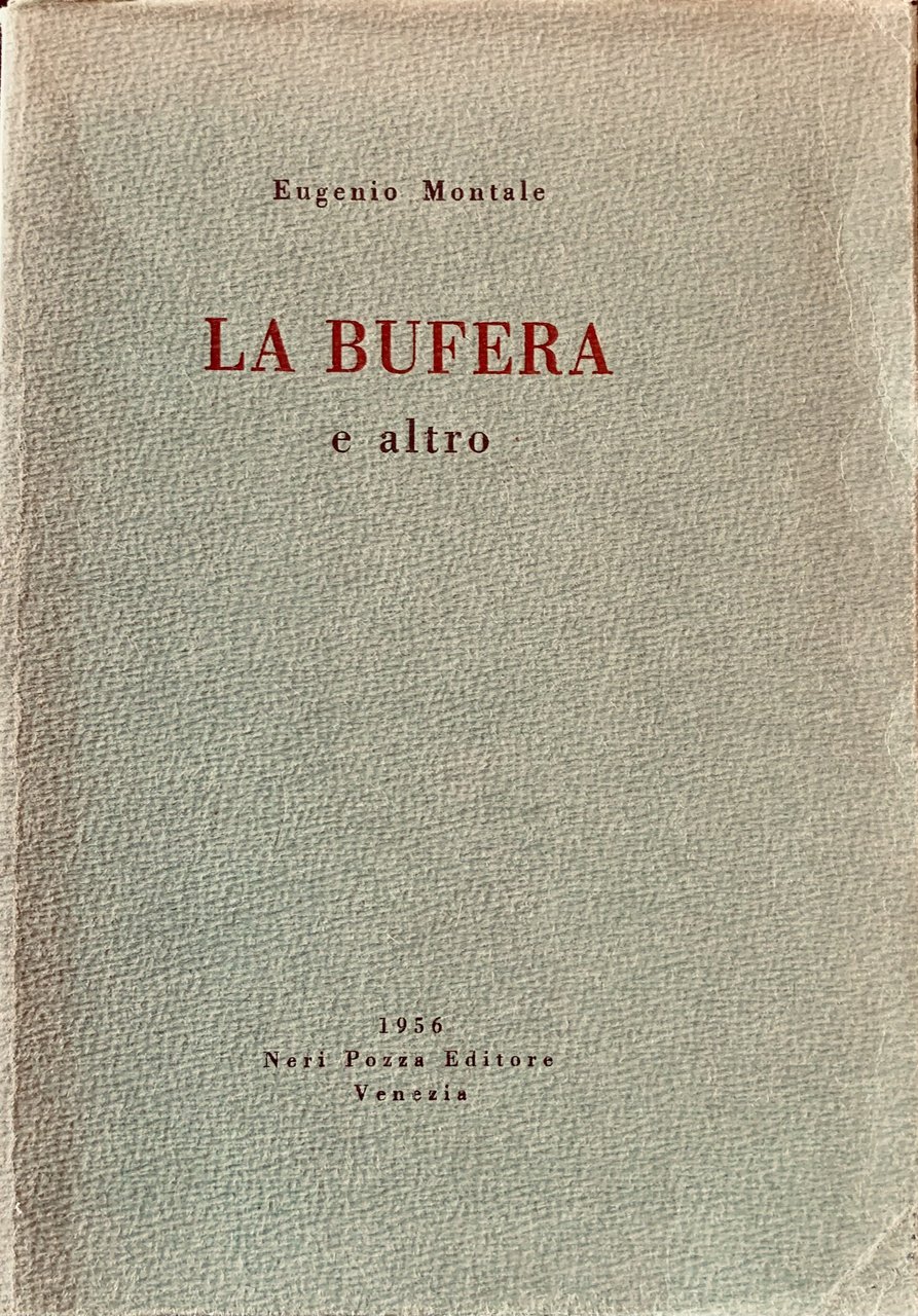La bufera e altro | Immagine principale