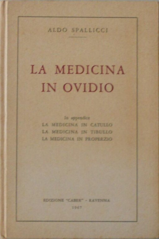 La medicina in Ovidio