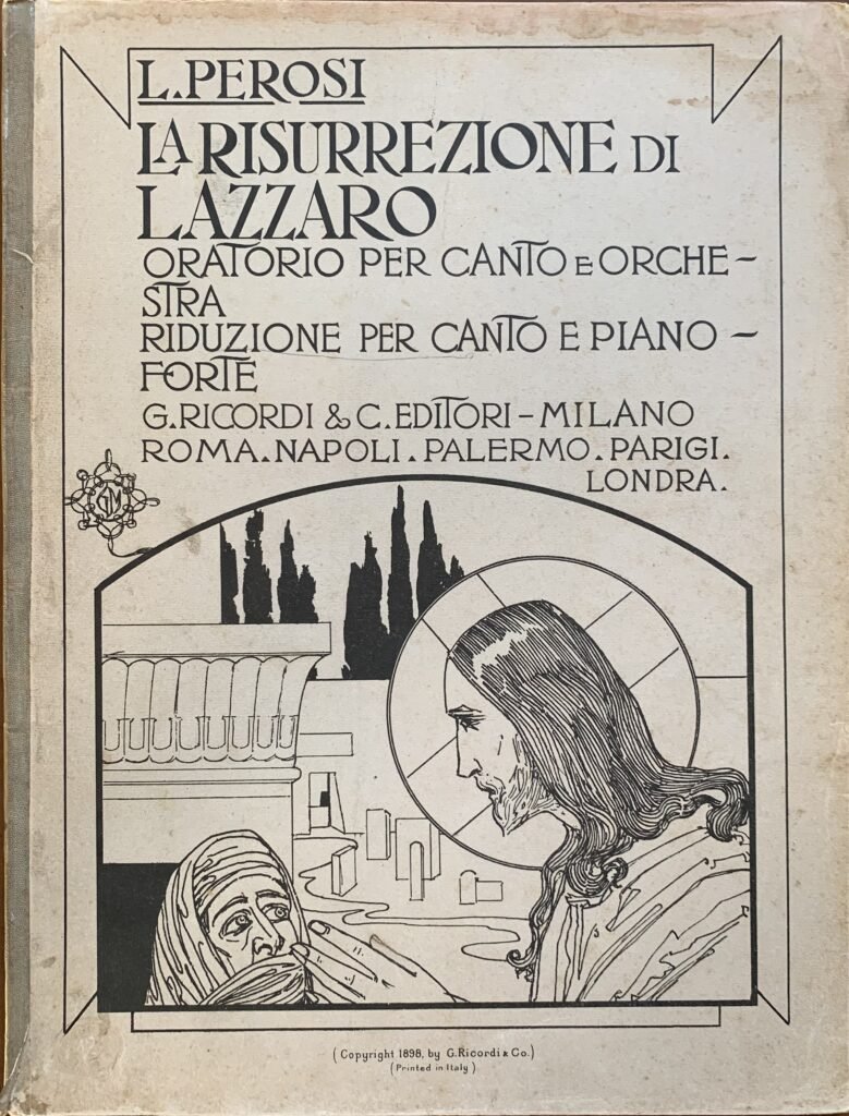 La risurrezione di Lazzaro. Oratorio per canto e orchestra / …