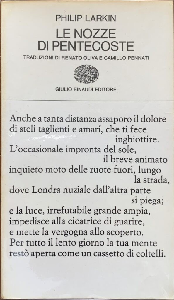 Le nozze di Pentecoste e altre poesie