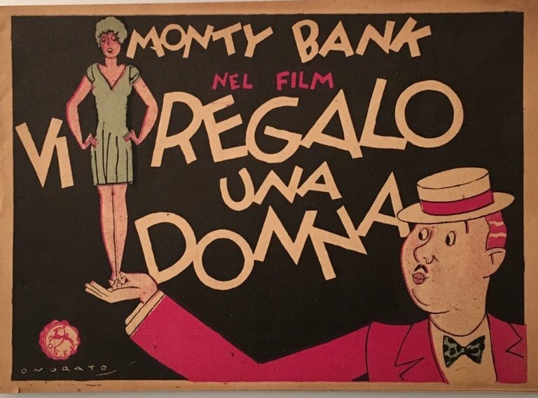 Monty Banks nel film â€œVi ragalo una donnaâ€œ / Illustrazioni …