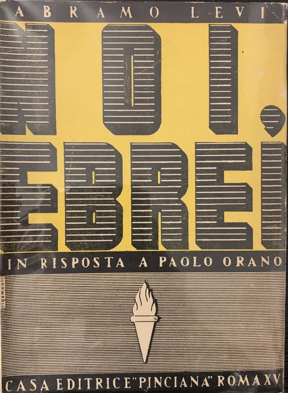 Noi ebrei. In risposta a Paolo Orano | Immagine Gallery 2
