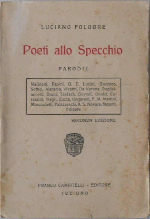 Poeti allo specchio. Parodie