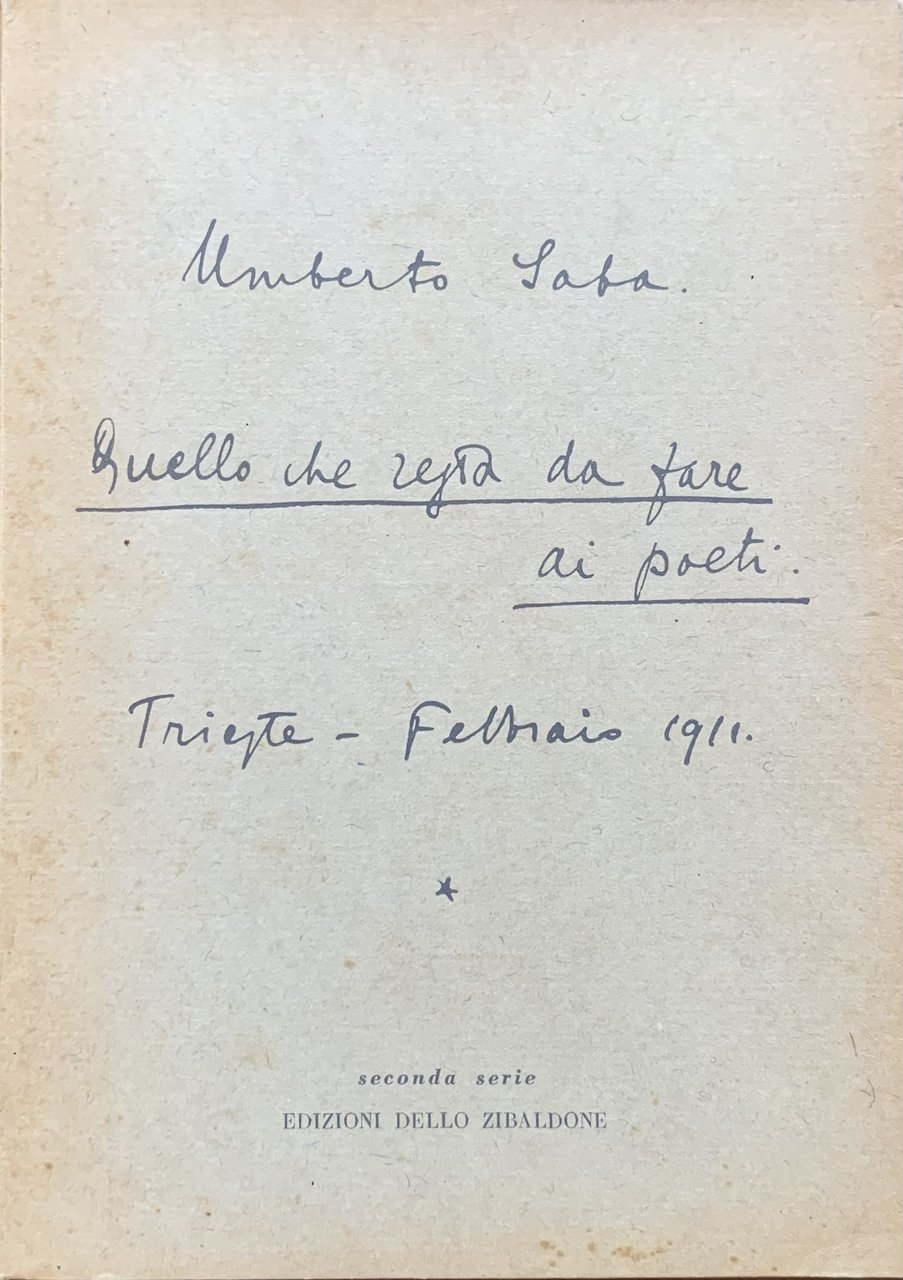 Quello che resta da fare ai poeti | Immagine principale