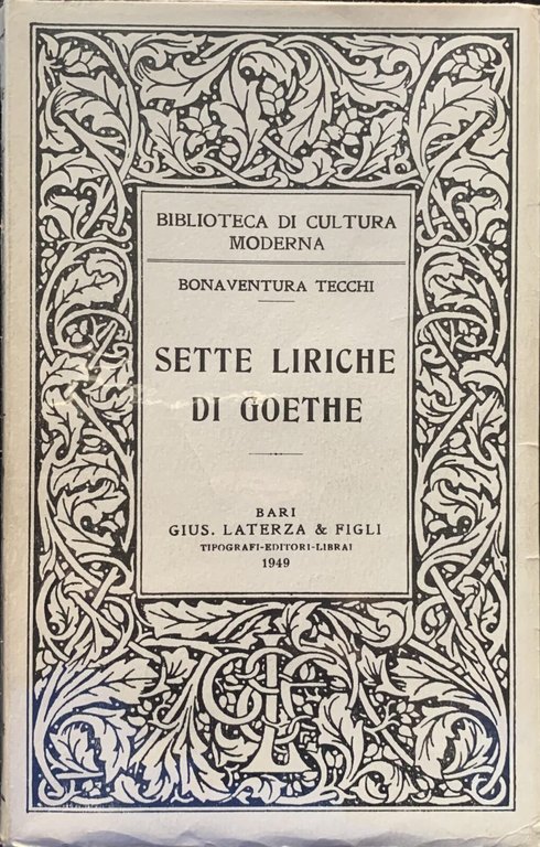 Sette liriche di Goethe | Immagine Gallery 2