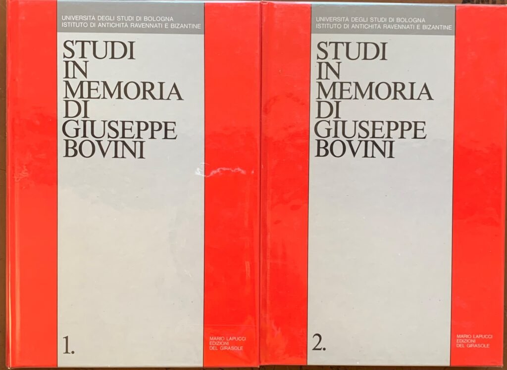 Studi in memoria di Giuseppe Bovini / 2 volumi