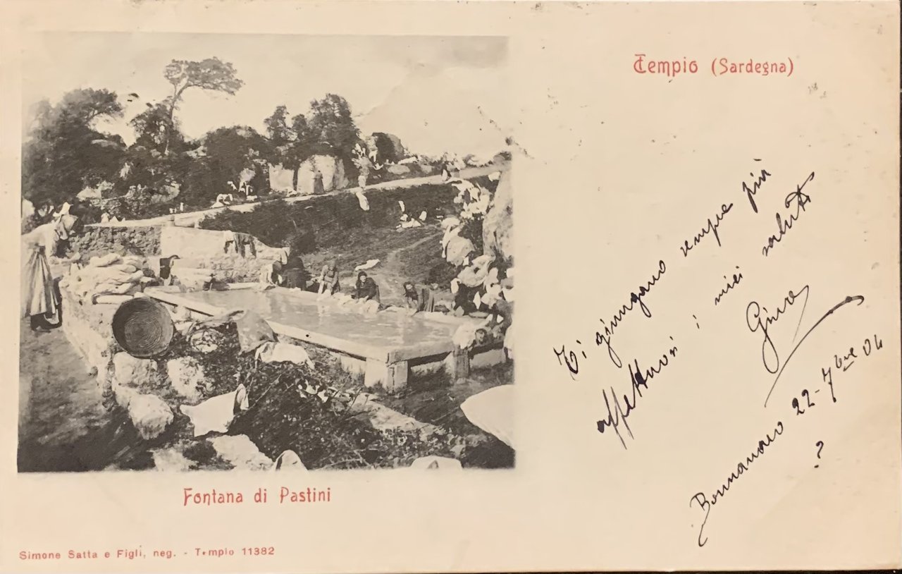 Tempio Pausania (Sassari). Fontana di Pastini 1904 | Immagine principale