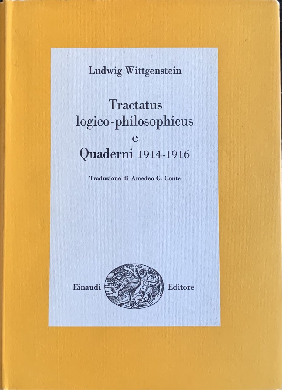 Tractatus logico-philosophicus e Quaderni 1914-1916 | Immagine principale