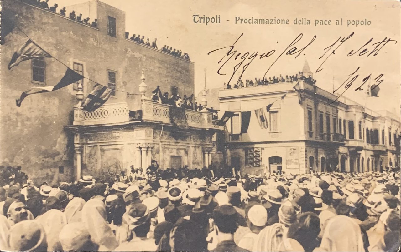 Tripoli (Libia). Proclamazione della pace al popolo 1923 | Immagine principale