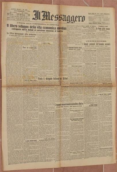 IL MESSAGGERO DOMENICA 8 MAGGIO 1927
