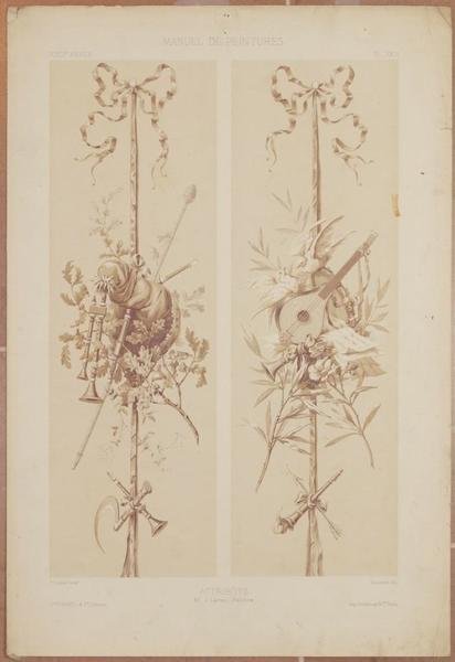 ATTRIBUTS M. J. Lavee - Peinture PL. VII