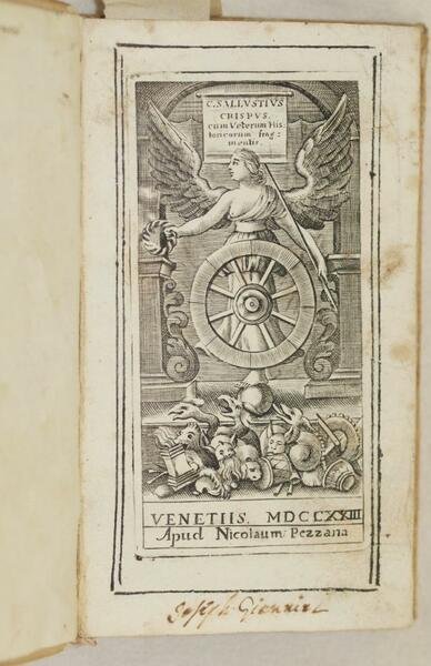 C. SALLUSTIUS CRISPUS CUM VETERUM HISTORICORUM FRANGMENTIS | Immagine Gallery 1