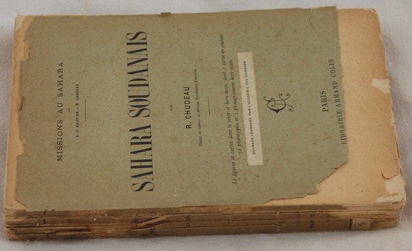 MISSIONS AU SAHARA SAHARA SOUDANAIS