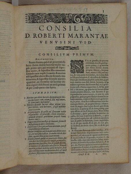 CONSILIA SIVE RESPONSA