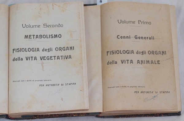 CENNI GENERALI FISIOLOGIA DEGLI ORGANI DELLA VITA ANIMALE FISIOLOGIA DEGLI …