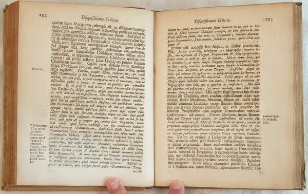 DISQUISITIONES CRITICAE DE VARIIS PER DIVERSA LOCA & TEMPORA BIBLIORUM …