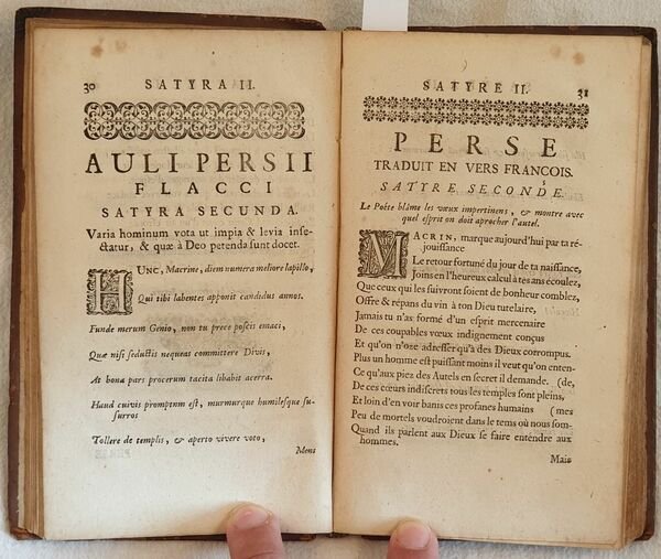 SATIRES DE PERSE TRADUITES EN VERS FRANCOIS ET ACCOMODEES AU …