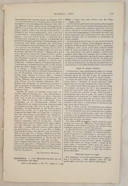 UNIONE TIPOGRAFICO TORINESE ENCICLOPEDIA DELLE ARTI E INDUSTRIE COMPILATA COLLA …
