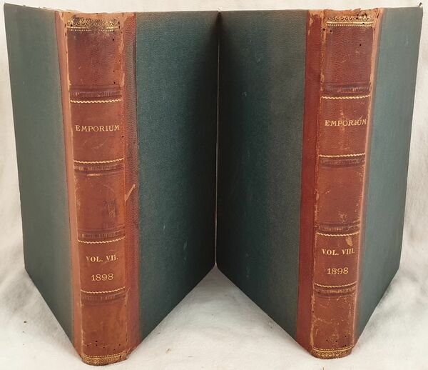 EMPORIUM RIVISTA MENSILE ILLUSTRATA D'ARTE LETTERATURA SCIENZA E VARIETA 1898