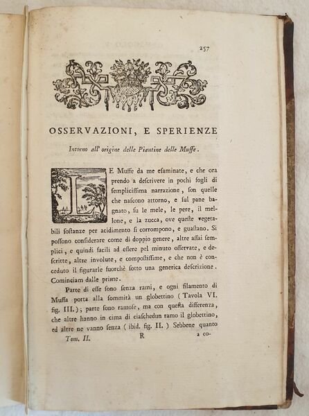 OPUSCOLI DI FISICA ANIMALE E VEGETABILE