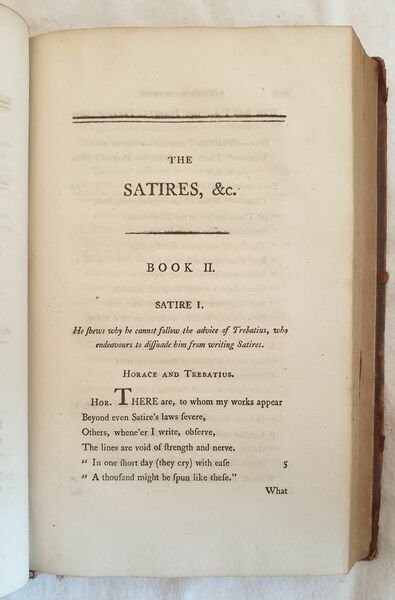 THE SATIRES EPISTLES AND ART OF POETRY OF HORACE TRANSLATED …