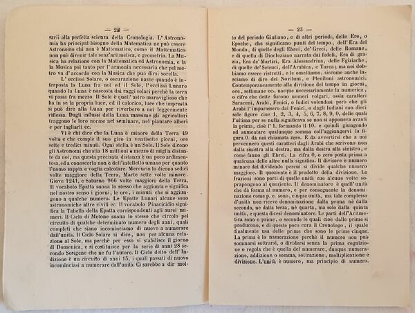 MAROCCO ALMANACCO DELL'ANNO 1859 INTITOLATO BARBA BIANCA O ACCONCIA BOCCHE