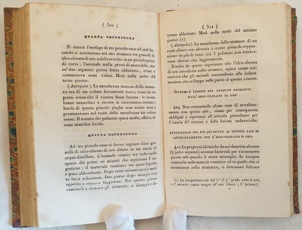 TRATTATO DE VELENI DE REGNI MINERALE VEGETABILE ED ANIMALE OVVERO …