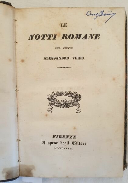 LE NOTTI ROMANE