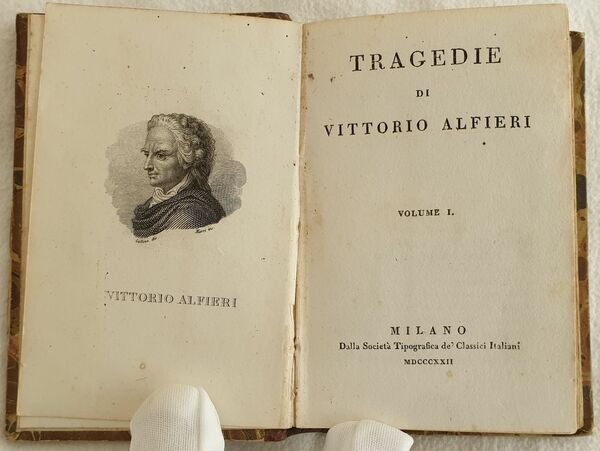 TRAGEDIE DI VITTORIO ALFIERI VOLUME I-VII