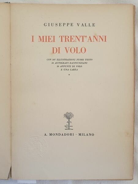 I MIEI TRENT'ANNI DI VOLO