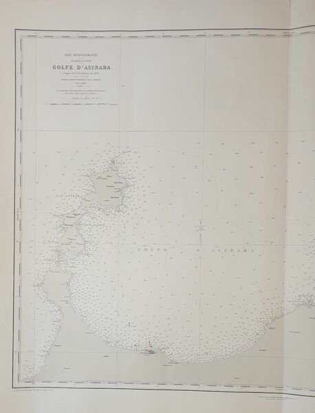 MER MEDITERRANEE SARDAIGNE GOLFE D'ASINARA D'APRES LES LEVES ITALIENS DE …