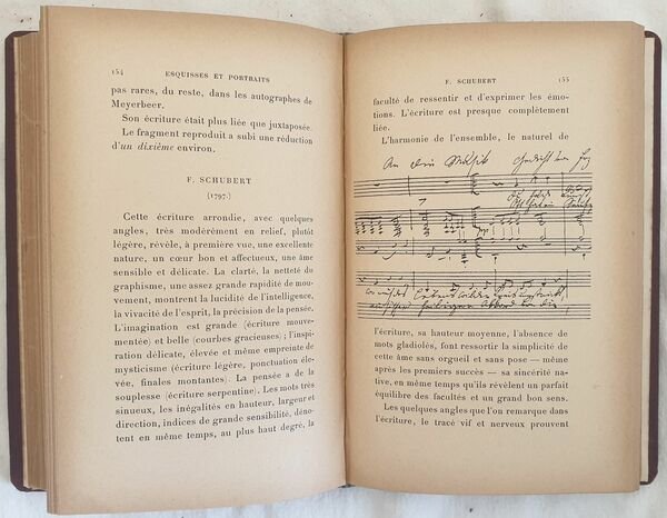 L'ECRITURE DES MUSICIENS CELEBRES ESSAI DE GRAPHOLOGIE MUSICALE