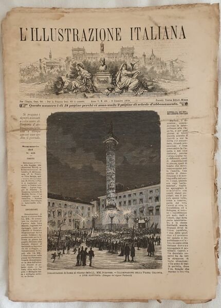 L'ILLUSTRAZIONE ITALIANA ANNO V - N. 49 - 8 DICEMBRE …