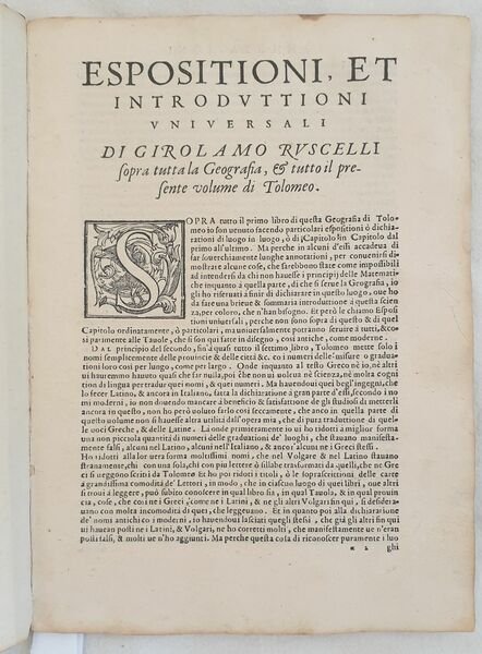 ESPOSITIONI ET INTRODUTTIONI UNIVERSALI