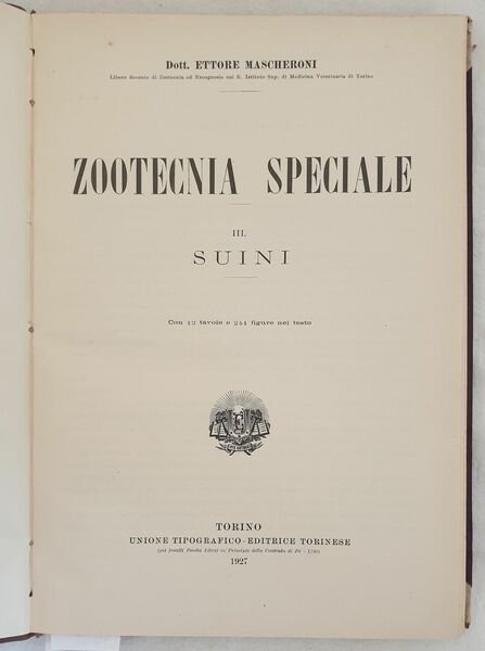 ZOOTECNIA SPECIALE III SUINI