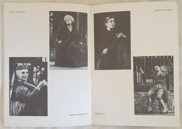 TEATRO POPOLARE DI ROMA STAGIONE 1986/87 DIREZIONE ARTISTICA PIERO NUTI …