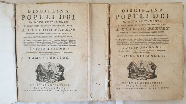 DISCIPLINA POPULI DEI EX SCRIPTORIBUS SACRIS ET PROFANIS COLLECTA TOMUS …