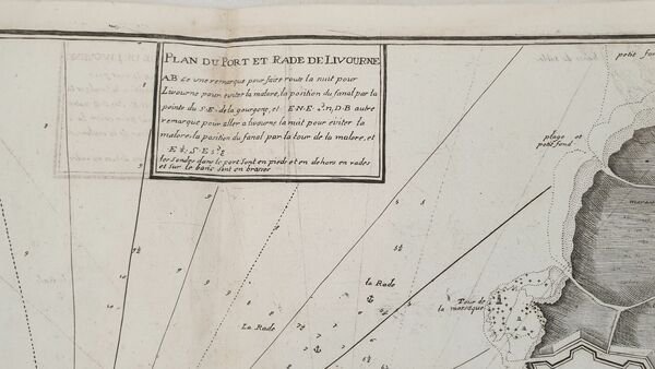 PLAN DU PORT DE LIVOURNE